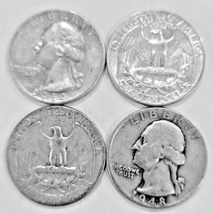 90% silver, junk silver, silver quarters